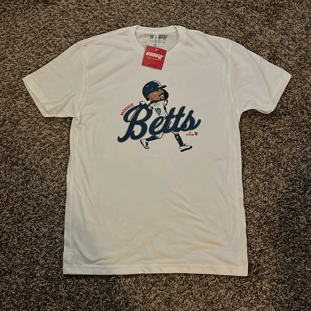 BreakingT Mookie Betts: Caricature T-Shirt